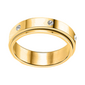 Calming Spinner Anxiety Ring - spinner band close up