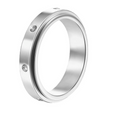 Calming Spinner Anxiety Ring - worn on hand