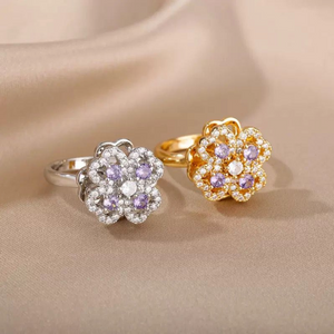 Violet Radiance Ring
