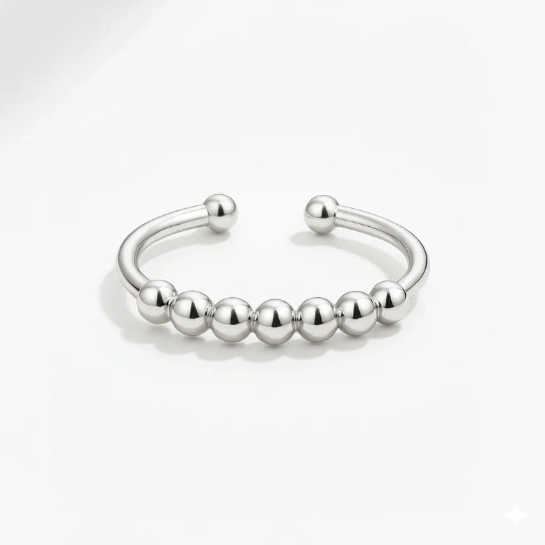 Serenity Beads Anxiety Ring - meditation bead ring