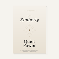 Quiet Power (Personalized)